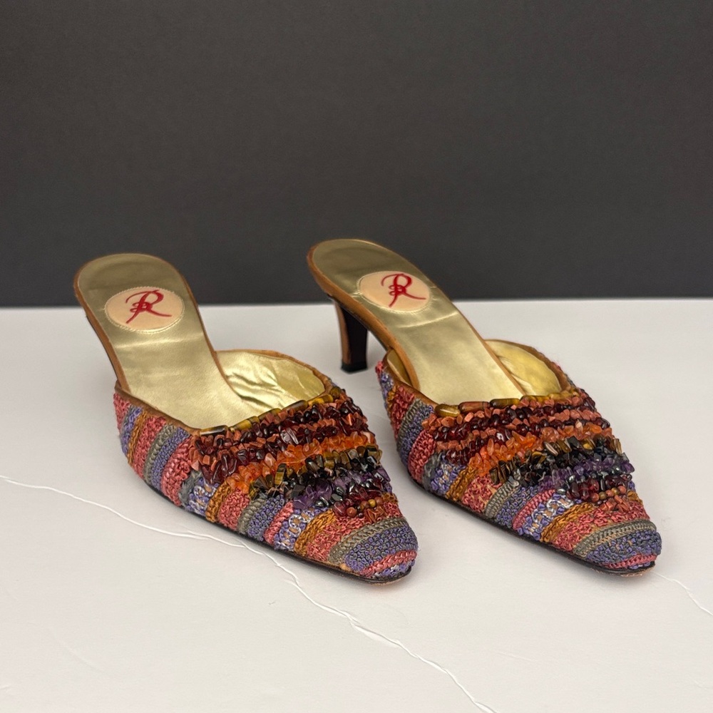 Renaud Pellegrino Multicolor Mules